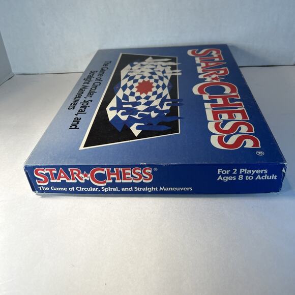 Star Chess Board Game Circular Spiral Straight Maneuvers Complete w/ Box - Picture 2 of 9